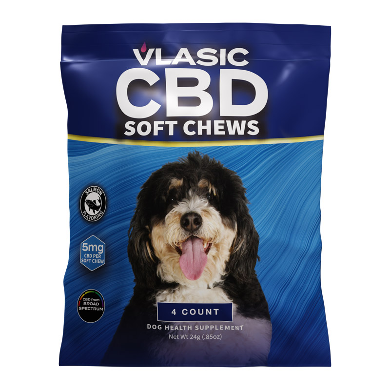 Mini Broad Spectrum CBD Dog Chews (Salmon Flavor)