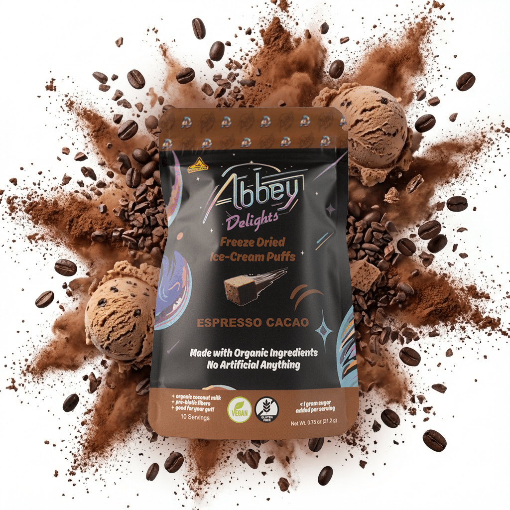 HYBRID - Espresso Cacao Freeze Dried Ice Cream Puffs