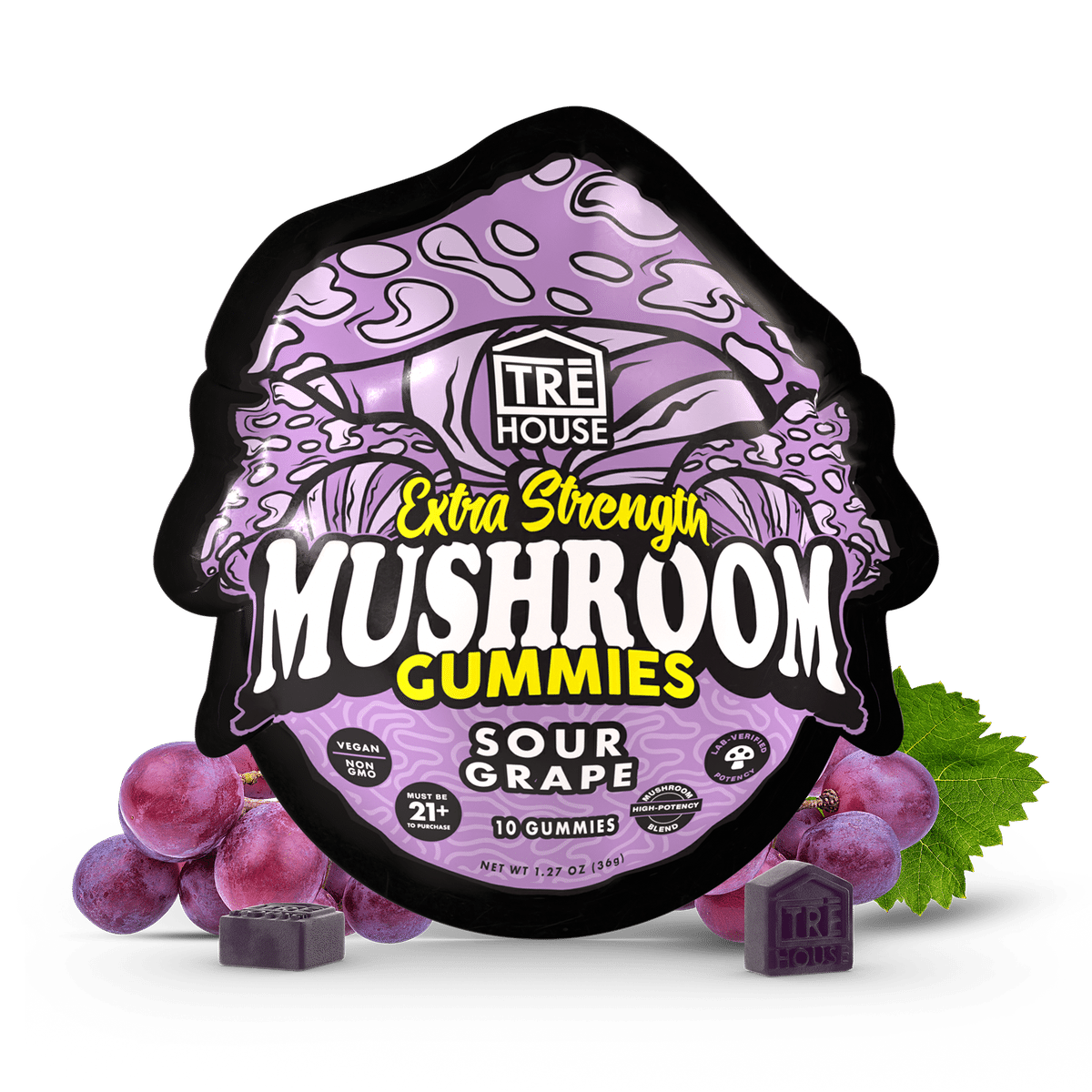 Mushroom Gummies - Sour Grape
